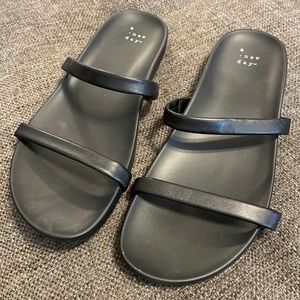A New Day Black Sandals